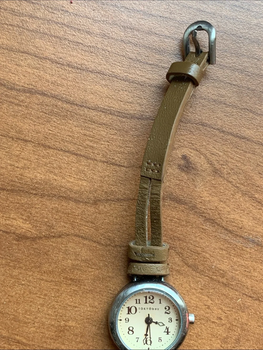 Vintage Tokyo Bay Brown Thin Skinny Watch